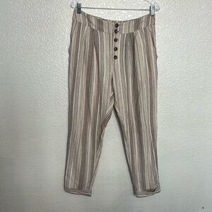 Others Follow Neutral Stripe Pants Size M